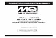 SERIES MODEL MT75HS - Multiquip Incservice.multiquip.com/pdfs/MT75HS-rev-11-manual.pdf · PARTS AND OPERATION MANUAL OPERATION AND PARTS MANUAL SERIES MODEL MT75HS TAMPING RAMMER