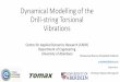 Dynamical Modelling of the Drill-string Torsional Vibrations Conference... · Dynamical Modelling of the Drill-string Torsional Vibrations ... Forward and backward Whirling, bending