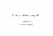 Political Economy III - University Of Marylandeconweb.umd.edu/~kaplan/courses/poleconlecture32007.pdfEthan Kaplan. Gerber, Karlan and Bergan I • Idea: Randomize Access to Newspapers