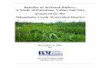 Benefits of Wetland Buffers: A Study of Functions, Values ... · Prepared for the Minnehaha Creek Watershed District ... This study draws on previous ... addition to its primary role
