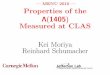 Properties of the Λ 1405 Measured at CLAS Kei Moriya ... at CLAS Kei Moriya Reinhard Schumacher March 31, 2010 Outline 1 Introduction What is the Λ(1405)? Theory of the Λ(1405)
