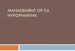 MANAGEMENT OF CA HYPOPHARYNX - Assiut University lectures/management of cancer... · patients with early cancers of the hypopharynx ... oropharynx and esophagus that must be reconstructed