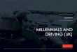 MILLENNIALS AND DRIVING (UK) - Economist Group · Features worth paying more for in a car Millennials care more about alternative power sources ... driving and owning a car in the