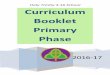 Curriculum Booklet Primary Phase - Holy Trinityholytrinitybarnsley.org/.../02/Primary-Curriculum-Booklet-2016-17.pdf · Curriculum Booklet ... We have thus taken a Thematic Approach