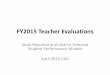 FY2015 Teacher Evaluationsnews.palmbeachschools.org/pa/files/2015/04/FY2015-Eval-Models-v12... · FY2015 Teacher Evaluations State Required and District Selected ... Stu 6 2 2 3 3