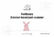 PortBunny A kernel-based port-scanner - DEF CON · Portbunnybuilds a bridge between TCP congestion control and port-scanning. ... Going into cong. avoidance ... TCP-Vegas Experimental