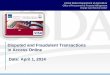 Disputed and Fraudulent Transactions in Access … and Fraudulent Transactions in Access Online USDA Charge Card Service Center Training Objectives What you will learn from the Disputed