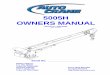 5005H OWNERS MANUAL - Auto Crane · Failure to correctly plumb and wire crane can cause ... MAIN WIRING HARNESS 7-2.0 ... also has the ability to bring a local distributor, a regional
