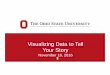 Visualizing Data to Tell Your Story Excel Google Charts Piktochart R SAS SPSS Tableau Timeline JS UNIVERSITY LIBRARIES Tools for visualizing library data. 21 UNIVERSITY LIBRARIES Tools
