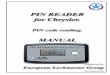 PIN READER for Chrysler. - MBE Engineering · Produced for European Lockmaster Group PIN READER for Chrysler connecting 1. Remove the IMMO Box from vehicle. It locates on the ignition