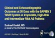Clinical and Echocardiographic Outcomes at 30 Days …intranet.cardiol.br/coberturaonline/slides/SAPIEN 3.pdf · Clinical and Echocardiographic Outcomes at 30 Days with the SAPIEN