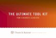 THE ULTIMATE TOOL KIT - Thom S. Rainerthomrainer.com/wp-content/uploads/2017/06/Rainer-Ultimate-Toolkit.pdfTHE ULTIMATE TOOL KIT FOR CHURCH LEADERS. 16 INCREDIBLE RESOURCES TO HELP