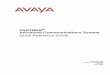 PARTNER Advanced Communications System Quick Reference Guide · Advanced Communications System Quick Reference Guide 518-456-804 Comcode 700313604 Issue 6 ... Avaya Inc. system administrator,
