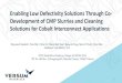Enabling Low Defectivity Solutions Through Co- Development ... · Enabling Low Defectivity Solutions Through Co-Development of CMP Slurries and Cleaning Solutions for Cobalt Interconnect