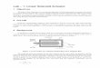 Lab – 1: Linear Solenoid Actuator - UBCcourses.ece.ubc.ca/365/Labs/Lab1_Manual.pdf · Lab – 1: Linear Solenoid Actuator ... convert electrical energy into a mechanical energy