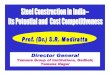S R MEHNDIRATTA - iim-delhi.comiim-delhi.com/upload_events/01SteelConstructionIndia_DrSRM.pdf · rectangular or square sections. ... Bus Stand; Built-up angle Steel Section Columns