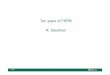 Ten years of FSPM - Metla · Functional Plant Biology vol. 35, no. 5, 2008. ... Thornley!s transport-conversion model ... Studies inspired by John Harper!s book Population Biology