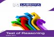 New Test of Reasoning - Online Test Series For Bank PO 2018 · Page | 1 Reasoning Aptitude For IBPS PO / SBI PO / Bank Clerical Exams INDEX 1. Coding – Decoding 2 2. Series Completion