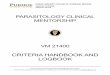 Parasitology Clinical Mentorship Logbook - Purdue … logbook.pdf · PARASITOLOGY CLINICAL MENTORSHIP . ... • Goals of Parasitology / Microbiology Mentorship ... Introduction to