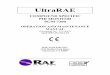 RAE Systems - UltraRAE manual (Rev. F2, April 2003) · UltraRAE COMPOUND SPECIFIC PID MONITOR PGM-7200 OPERATION AND MAINTENANCE MANUAL (Document No.: 012-4001) …