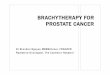 BRACHYTHERAPY FOR PROSTATE CANCERprostate-cancer-support-act.net/resources/Planned... · Dr Brandon Nguyen MBBS(Hons), FRANZCR Radiation Oncologist, The Canberra Hospital BRACHYTHERAPY