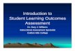 Learning Outcomes Presentation-Brief.ppt/media/Files/SBCCD/CHC/Faculty and...Introduction to Student Learning Outcomes AtAssessment Dr. Gary J. Williams Instructional Assessment Specialist
