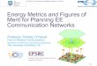 Energy Metrics and Figures of Merit for Planning EE .../file/ETSI_EEES... · Merit for Planning EE Communication Networks Professor Timothy O’Farrell ... • For example, a question