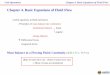 Chapter 4. Basic Equations of Fluid Flow - … ·  · 2008-10-06Basic Equations of Fluid Flow Chapter 4. Basic Equations of Fluid Flow ... Eq. (4.18) * Forces in the x ... equation