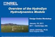 Overview of the HydroDyn Hydrodynamics Modulewind.nrel.gov/public/jjonkman/Presentations/DesignCodesWorkshop... · Overview of the HydroDyn Hydrodynamics Module ... – Write manual