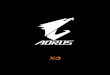 Using AORUS Notebook for the First Timedownload.gigabyte.asia/FileList/Manual/x3-manual-en-v1.1.pdf · Your AORUS Notebook Tour 1 Webcam ... ,Mass power discharging on battery in