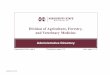 Administrative Directory - Division of Agriculture ... · Division of Agriculture, Forestry, and Veterinary Medicine ... Franklin Furniture Institute ... A directory for the Division