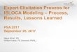 Expert Elicitation Process for ISLOCA Modeling – …psa.ans.org/wp-content/pdf/22386_PNNL-SA-116342 PNNL Expert... · 1 Expert Elicitation Process for ISLOCA Modeling – Process,