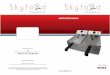 INSTRUCTIONS MANUAL - Skyfood Equipment Electric Fryer is to be installed onto a levelled, dry and clean surface approximately 850mm high. ... - Aceite hierve demasiadamente. - Termostato