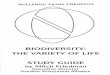 Biodiversity - Study Guide - Bullfrog  · PDF fileSTUDY GUIDE By Mitch Friedman BIODIVERSITY. ... called conservation biology. ... E.O., editor. 1988. Biodiversity. National