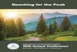 Reaching for the Peak for the Peak Association of Local Government Auditors 30th Annual Conference May 6-9, 2018 — Colorado Springs, CO — The Antlers Hotel Kristine Adams-Wannberg,