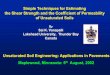Simple Techniques for Estimating the Shear Strength and ... · Simple Techniques for Estimating the Shear Strength and the Coefficient of Permeability . of Unsaturated Soils. By