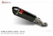 APRILIA RSV4 (2009 - 2010) - Europas größter ... sporty and lightweight SLIP-ON systems offer a great balance between price and performance and represent the first step in the exhaust