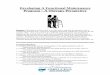 Developing A Functional Maintenance Program – A … · Developing A Functional Maintenance Program – A Therapy Perspective . ... programming and the essential elements ... elements