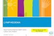 LYMPHEDEMA - Royal Victoria Regional Health Centre · Peripheral Lymphedema: Consensus Document of the International Society of Lymphology, 2003. ... – Edema could be pitting. 14