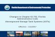 Changes to Chapter 62-762, Florida Administrative Code ... · Administrative Code Aboveground Storage Tank Systems (ASTs) ... as from the American Petroleum Institute ... (shop fab)
