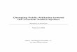 CHANGING ATTITUDES TOWARD CRIME AND CRIMINAL JUSTICE ·  · 2002-02-13Changing Public Attitudes toward the Criminal Justice System SUMMARY OF F ... enforcement in 1994, now prefer