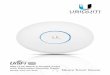 802.11ac Wave 2 Access Point with Dedicated Security Radio · 802.11ac Wave 2 Access Point with Dedicated Security Radio Model: UAP-AC-SHD