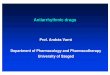 Prof. András Varró Department of Pharmacology and ...phcol.szote.u-szeged.hu/jegyzet/ANTIARTT_ang.pdf · Department of Pharmacology and Pharmacotherapy University of Szeged. 1