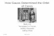 How Gauss Determined the Orbit of Ceres - UCB …mgu/MA221/Ceres_Presentation.pdfReferences • Tennenbaum, J and Director, B. “How Gauss Determined the Orbit of Ceres.” • Teets,