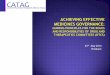 23rd May 2014 Brisbane - CATAG · Qualitative interviews ... Representative Expert Advisory Group formed to ... Auditing medicine use/KPIs 44 36 18