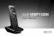 VoIP MWP1100N - APIVIO – Freedom to Unifyapivio.com/pdf/manuals/MWP1100N_Manual_v1.5.pdf3 Basic Instructions Basic Instructions User Precautions Your wireless phone is a radio transmitter