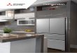 Refrigeration - Mitsubishi Electric · the ultimate functionality ... » Advanced Surround Multi Airflow ... French doors open up to reveal 760 mm wide shelves