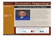 Economics Happenings - Elon University · ELON UNIVERSITY Economics Happenings DEPARTMENT OF ECONOMICS NEWSLETTER SPECIAL POINTS OF INTEREST Professor Greg ... Steve Bendit is working