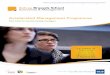 Accelerated Management Programme - Solvay Brussels …€¦ · Accelerated Management Programme focuses on 4 aspects: ... budgeting decisions ... developing in particular analytical