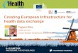 Creating European Infrastructure for health data exchange · Creating European Infrastructure for health data exchange Tapani Piha ... Private health care Hospital ... health/policy/index_en.htm